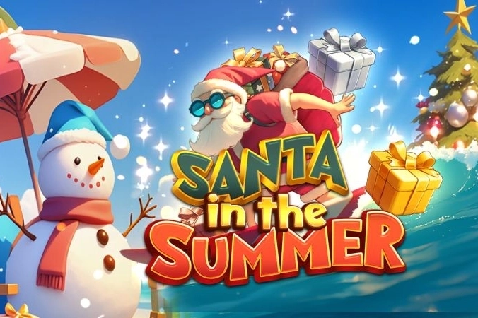 Santa In The Summer